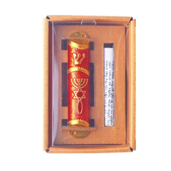 Mezuzah Case Home Decoration Messianic Hanukkah Gift Church Utensils Menorah Jewish Door Decor