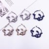 Minar Punk Antique Crazy Twist Snake Earrings for Women Femme Gold Black Metallic Twining Animal Hoop Earrings Statement Jewelry|Drop Earrings|