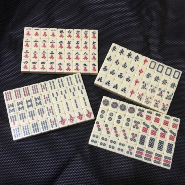 Mini Chinese mahjong tiles 144pcs/set 22mm Portable travel Mah-Jong  mahjong sets   Game related