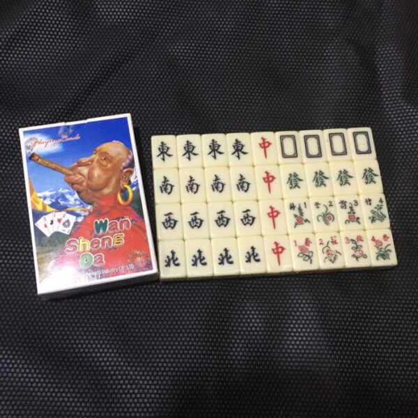 Mini Chinese mahjong tiles 144pcs/set 22mm Portable travel Mah-Jong  mahjong sets   Game related