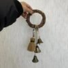 Mini witch broom Witch Bells Witch Bell Door Protection Charm Wicca Decor Altar Decor Witchcraft Supplies Celtic Door Bells  Wall Decor