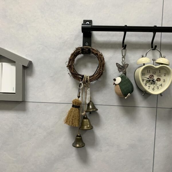 Mini witch broom Witch Bells Witch Bell Door Protection Charm Wicca Decor Altar Decor Witchcraft Supplies Celtic Door Bells  Wall Decor