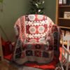 Modern Flannel Throw Blanket  Print Keep Warm  cloth carpet