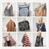 Modern Flannel Throw Blanket  Print Keep Warm  cloth carpet