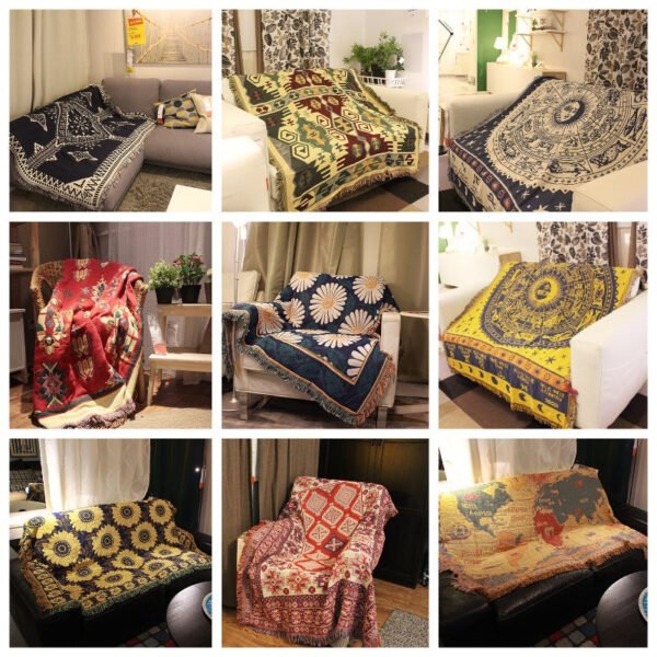Modern Flannel Throw Blanket  Print Keep Warm  cloth carpet