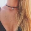 Moon Gothic Chains O Ring Choker gothic choker, moon necklace, moon choker