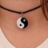 Moon Gothic Chains O Ring Choker gothic choker, moon necklace, moon choker