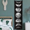 Moon Phase Tapestry Wall Hanging, Wall Art Decorations for Living room Bedroom Black and White Wall Art Tapestry Dorm Decor