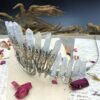 Magic Wicca~Moon Raw crystal crown witch wedding bride bridesmaid party jewelry stone headband witch accessories charm