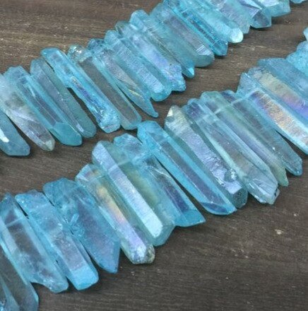 Magic Wicca~Moon Raw crystal crown witch wedding bride bridesmaid party jewelry stone headband witch accessories charm