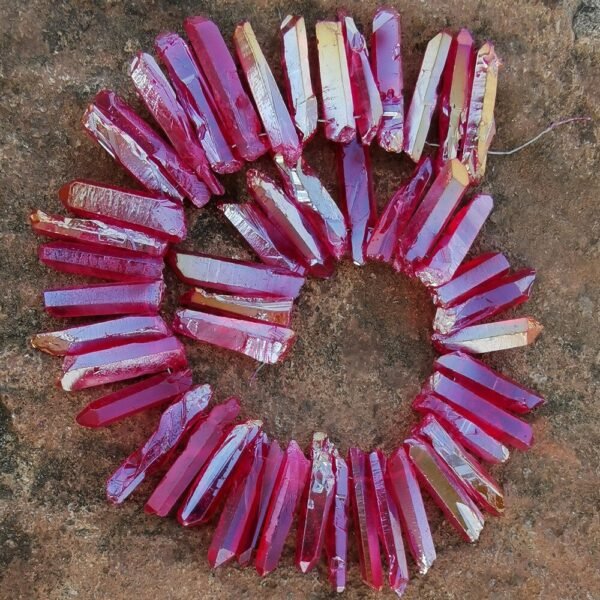 Magic Wicca~Moon Raw crystal crown witch wedding bride bridesmaid party jewelry stone headband witch accessories charm