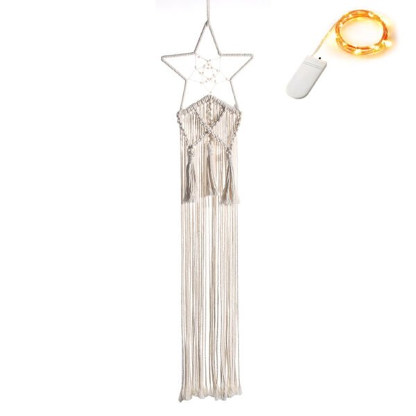 Moon Star Sun Macrame Wall Hanging Wall Tapestry  Boho Wall  Decor Macrame Deco Pared Handmade Kids Girls Room Decoration Gift  Wall Decor