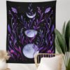 Moon Starry Tapestry Flower Wall Hanging Room Psychedelic Butterfly Carpet Dorm Tapestries Art Home Decoration Accessories