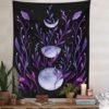 Moon Starry Tapestry Flower Wall Hanging Room Psychedelic Butterfly Carpet Dorm Tapestries Art Home Decoration Accessories