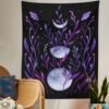 Moon Starry Tapestry Flower Wall Hanging Room Psychedelic Butterfly Carpet Dorm Tapestries Art Home Decoration Accessories