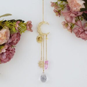 Moon-Suncatcher-Window-Crystal-Prism-Lightcatcher-Witch-Occult-Keychain-Windows-Hanging-For-Celestial-Gift Moon Suncatcher Window Crystal Prism Lightcatcher Witch Occult Keychain Windows Hanging For Celestial Gift