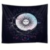 Moon Tapestry Wall Hanging Astrology Divination The Goddess Of Flowers And The Tarot Card Bedspread Beach Mat