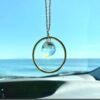 Moon crystal Crystal sun catcher prism sun catcher rear view mirror sun catcher car charm home decor crystal Quartz Gift