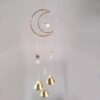 Multiple styles Witch Bells Crescent Moon Celestial Suncatcher Rainbow Maker Windows Hanging Door Hanging Banish Evil Home gift