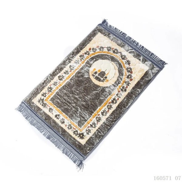 Muslim Carpet Crescent Mosque Rug Worship Blanket Islam Prayer Mat Soft Eid Home Decor