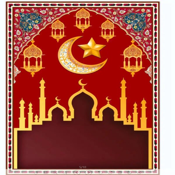 Muslim Carpet Islam Eid Mat Non Slip Prayer Rug