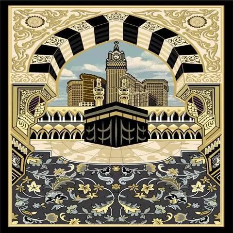 Muslim Carpet Islam Eid Mat Non Slip Prayer Rug