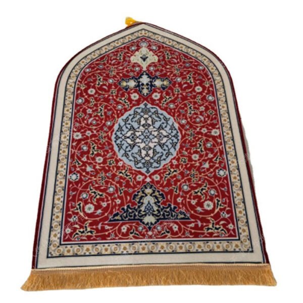 Muslim Carpet Velvet Kneeling Rug Islam Prayer Mat Ramadan Gift Church Utensils Islamic Eid Home Decoration