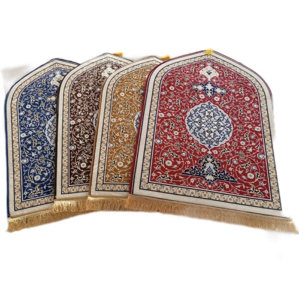Muslim Carpet Velvet Kneeling Rug Islam Prayer Mat Ramadan Gift Church Utensils Islamic Eid Home Decoration