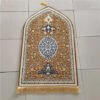 Muslim Carpet Velvet Kneeling Rug Islam Prayer Mat Ramadan Gift Church Utensils Islamic Eid Home Decoration