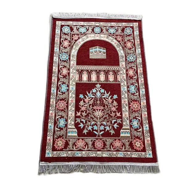 Muslim Carpet Worship Blanket Chenille Middle East Islam Eid Mat Non Slip Home Decor Church Utensils Islamism Rug