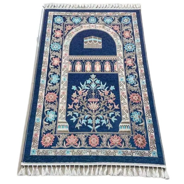 Muslim Carpet Worship Blanket Chenille Middle East Islam Eid Mat Non Slip Home Decor Church Utensils Islamism Rug