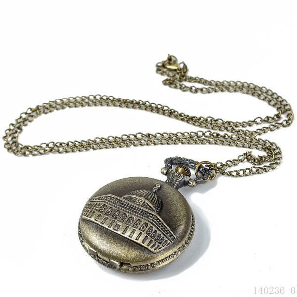 Muslim Pocket Watch Islamic Characteristic Quartz Mosque Islam Church Utensils
