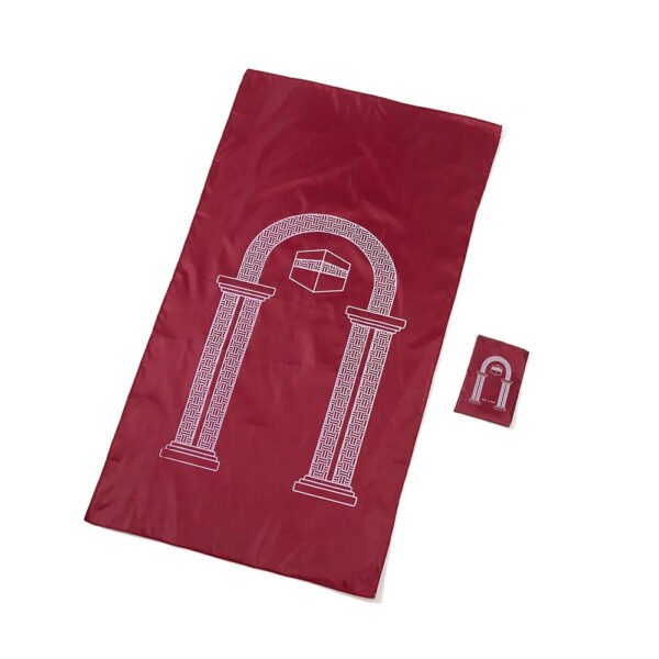 Muslim Portable Carpet Worship Pocket Prayer Rug Church Utensils Islam Eid Mat Non Slip Home Decor