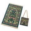 Muslim Worship Mat Prayer Blanket Travel Chenille Rug With Bag Islamic Eid Decoration Islam Carpet Portable