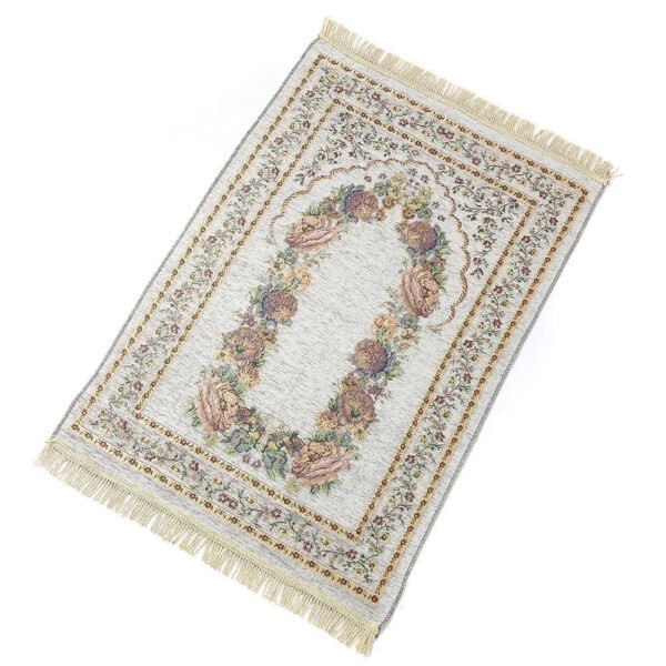 Muslim Worship Mat Prayer Rugs Chenille Cotton Islamic Blanket Home Decoration Church Utensils Portable Carpet