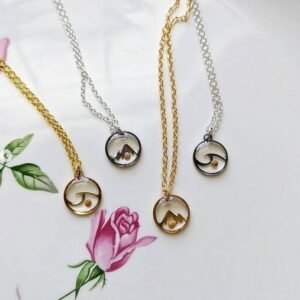 Mustard Seed Pendant Necklace In Mountain - Christian Necklace,Matthew 17:20 Necklace,Faith As Small As A Mustard Seed Necklace