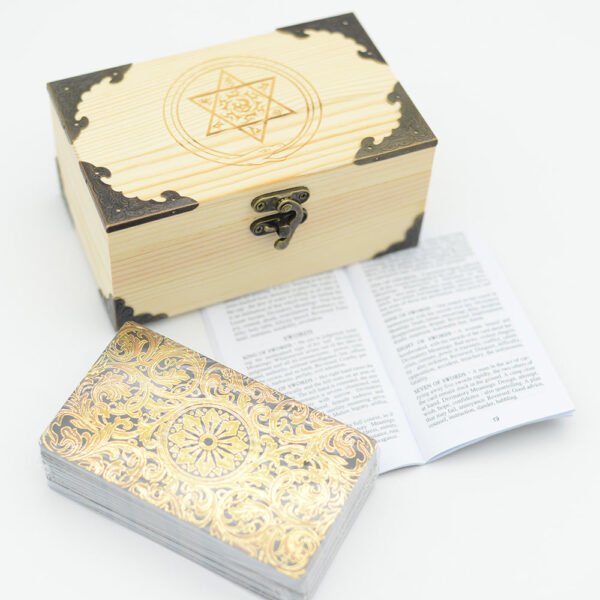 Hexagram Magic Gold Foil Tarot Card Set
