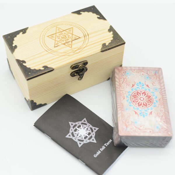Hexagram Magic Gold Foil Tarot Card Set