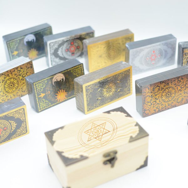 Hexagram Magic Gold Foil Tarot Card Set
