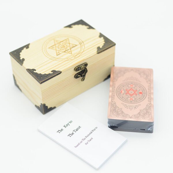 Hexagram Magic Gold Foil Tarot Card Set