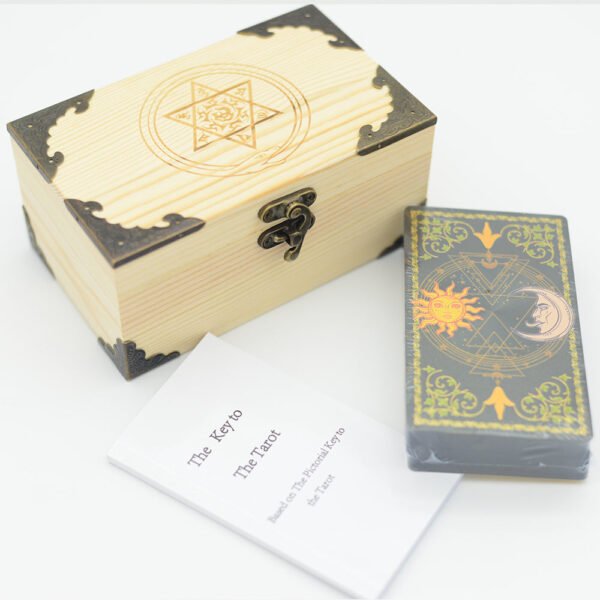 Hexagram Magic Gold Foil Tarot Card Set