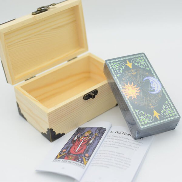 Hexagram Magic Gold Foil Tarot Card Set
