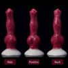 NNSX Big Knot Dog Dildo with Suction Cup for Women Sexy Toys Animal Glossy Swirly Patterns Flexible Anal Plug Silicone Sex Shop|Dildos|