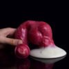 NNSX Big Knot Dog Dildo with Suction Cup for Women Sexy Toys Animal Glossy Swirly Patterns Flexible Anal Plug Silicone Sex Shop|Dildos|