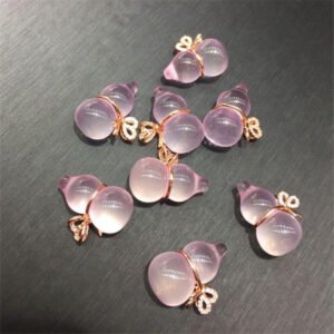 Magicun Crystal~Natura Crystal Gourd Pendant Female Fashion Necklace DIY