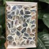 Natural Agate Geode Crystal Box Reiki Healing Mineral Specimen Collection