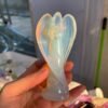 Crystal Stone Angel Figurines | Angel Figurines Natural Stone | Angel Crystal Carving - Stones