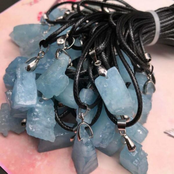 Magicun Crystal~Natural Aquamarine Crystal  amethyst citrine pendant DIY original stone pendant necklace pendant  female