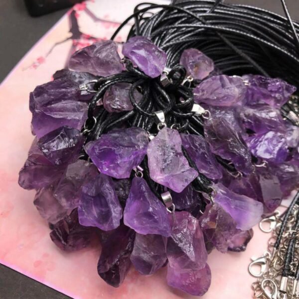 Magicun Crystal~Natural Aquamarine Crystal  amethyst citrine pendant DIY original stone pendant necklace pendant  female