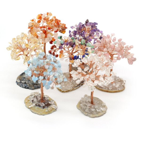 Natural Stone Tree Copper | Stones Tree Copper Wire | Tree Life Natural Stone - Natural